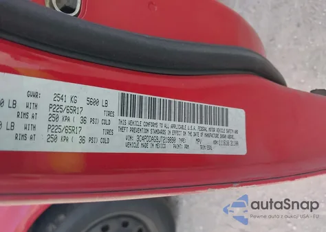 2018 Dodge Journey Se Awd from USA, damaged, VIN 3C4PDDAG9JT219890